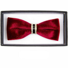 Load image into Gallery viewer, Vittorio Farina Velvet Bow Tie
