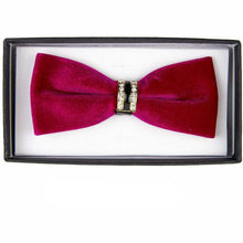 Load image into Gallery viewer, Vittorio Farina Velvet Bow Tie
