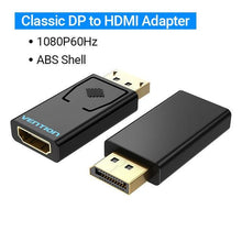 Load image into Gallery viewer, Vention DP To HDMI Adapter And 4K DP To HDMI Video Audio Converter for PC Laptop Projector Monitor

