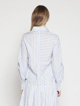 Load image into Gallery viewer, Vertical and Horizontal Striped Shirt
