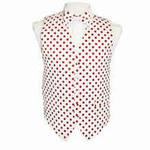 Load image into Gallery viewer, Vittorio Farina Polka Dot Vest Set
