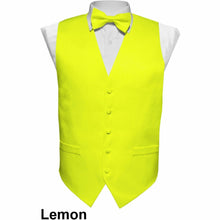 Load image into Gallery viewer, Vittorio Farina Solid Satin Vest Set (White Back) Var. 02 (Mustard-Yellow)
