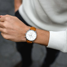 Load image into Gallery viewer, The Chrono S2 - Silver/Tan
