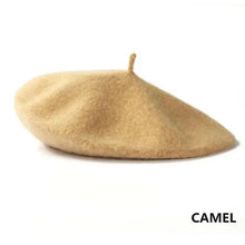 Load image into Gallery viewer, Vintage Beret Hat Flat Cap For Women Retro Classic Style Wool Beret Caps Modern Women Hats
