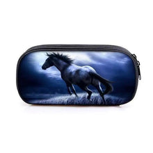 Load image into Gallery viewer, Vintage Cartoon Print Students Pencil Case Classic Theme Makeup Cosmetic Bags Elegant Stationery Pouch

