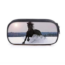 Load image into Gallery viewer, Vintage Cartoon Print Students Pencil Case Classic Theme Makeup Cosmetic Bags Elegant Stationery Pouch
