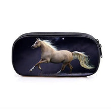 Load image into Gallery viewer, Vintage Cartoon Print Students Pencil Case Classic Theme Makeup Cosmetic Bags Elegant Stationery Pouch
