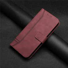 Load image into Gallery viewer, Vintage High Quality PU Leather Wallet Case Wrist Strap Heart Shaped Embossed Phone Case For Xiaomi Redmi 10C Case Redmi 10C Retro Wallet Leather Flip Phone Case For Xiomi Xiaomi Redmi10C 10 C Protect Cover
