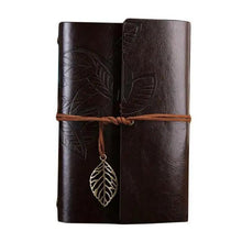 Load image into Gallery viewer, Vintage PU Leather Diary Notebook Journal  Retro Book Traveler Planners Office School Supplies
