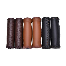 Load image into Gallery viewer, Vintage Retro Riding Road Mountain Bike Bicycle Handlebar Grip Artificial Leather Cycling Grip Health Gear Bicycle Handlebar Grips Bike Handle Cover Grips Artificial Leather Bicycle Handle Covers For Sports Riding
