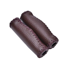 Load image into Gallery viewer, Vintage Retro Riding Road Mountain Bike Bicycle Handlebar Grip Artificial Leather Cycling Grip Health Gear Bicycle Handlebar Grips Bike Handle Cover Grips Artificial Leather Bicycle Handle Covers For Sports Riding
