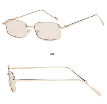 Load image into Gallery viewer, Vintage Slender Square Sunglasses Classic Small Frame New Square Shape  Sunglasses For Men In High-quality Metal Frame Sunglasses For Men New Vintage Sunglasses
