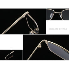 Load image into Gallery viewer, Vintage Slender Square Sunglasses Classic Small Frame New Square Shape  Sunglasses For Men In High-quality Metal Frame Sunglasses For Men New Vintage Sunglasses
