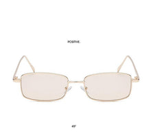 Load image into Gallery viewer, Vintage Slender Square Sunglasses Classic Small Frame New Square Shape  Sunglasses For Men In High-quality Metal Frame Sunglasses For Men New Vintage Sunglasses
