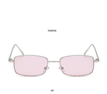 Load image into Gallery viewer, Vintage Slender Square Sunglasses Classic Small Frame New Square Shape  Sunglasses For Men In High-quality Metal Frame Sunglasses For Men New Vintage Sunglasses

