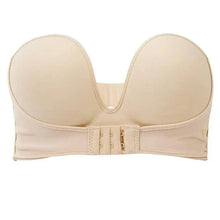 Load image into Gallery viewer, Vintage Style Front Closure Sexy Push Up Bra Women Invisible Bras Underwear Lingerie for Female Brassiere Strapless Seamless Bralette ABC Cup
