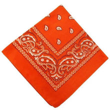 Load image into Gallery viewer, Vintage Style Print Bandana Hair Bands for Girls Women Headband Square Scarf Face Mask Cross Turban Bandanas Headwear
