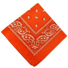 Load image into Gallery viewer, Vintage Style Print Bandana Hair Bands for Girls Women Headband Square Scarf Face Mask Cross Turban Bandanas Headwear
