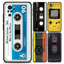 Load image into Gallery viewer, Vintage Tape Camera for Xiaomi Redmi Note 11 10 Pro 5G 8 8T 9 9T 9S Soft Case for Redmi 7A 8A 9A 9C 9T Phone Cover Silicone Soft Thin Classic Design Anti Fingerprint Silicone Phone Case
