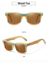 Load image into Gallery viewer, Vintage Wooden Frame Summer Wood Sunglasses Polarized For Women And  Men Vintage Design Wooden Sun Glasses Sunglasses For Men
