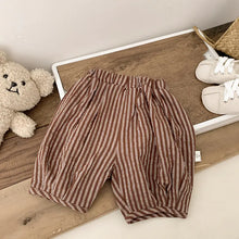 Load image into Gallery viewer, Soft Cotton Striped Bloomers for Newborns and Toddlers - # BAAA1B11010006
