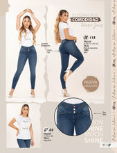 Load image into Gallery viewer, W-115 100%  Authentic Colombian Push Up Jeans
