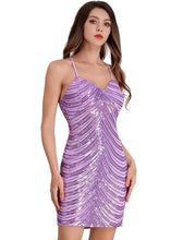 Load image into Gallery viewer, Sparkling Sequin Mini Dress for Women
