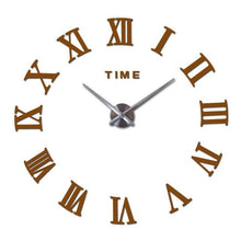 Load image into Gallery viewer, Wall Clock Promotion New Home Decor Large Roman Mirror 3D Wall Clock Mirror Surface Decorative Clock Large Wall Sticker Clock for Living Room Bedroom Office Home Decorations Fashion  Modern Quartz Clocks Living Room  Sticker Watch
