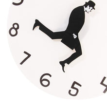 Load image into Gallery viewer, Wall Clock Silly Walk Wall Clock Comedy Creative Artwork Sweep Seconds Silent Funny Modern Silent Wall Watch Clock for Living Room Decor  Comedian Home Decor Novelty Wall Watch Funny Walking Silent Mute Clock
