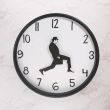 Load image into Gallery viewer, Wall Clock Silly Walk Wall Clock Comedy Creative Artwork Sweep Seconds Silent Funny Modern Silent Wall Watch Clock for Living Room Decor  Comedian Home Decor Novelty Wall Watch Funny Walking Silent Mute Clock
