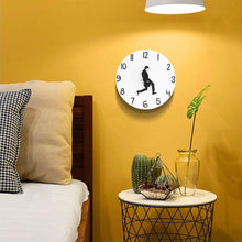 Load image into Gallery viewer, Wall Clock Silly Walk Wall Clock Comedy Creative Artwork Sweep Seconds Silent Funny Modern Silent Wall Watch Clock for Living Room Decor  Comedian Home Decor Novelty Wall Watch Funny Walking Silent Mute Clock
