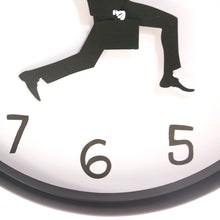 Load image into Gallery viewer, Wall Clock Silly Walk Wall Clock Comedy Creative Artwork Sweep Seconds Silent Funny Modern Silent Wall Watch Clock for Living Room Decor  Comedian Home Decor Novelty Wall Watch Funny Walking Silent Mute Clock

