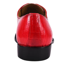 Load image into Gallery viewer, Walter Small Croco Leather Lace up Oxford Dress shoes
