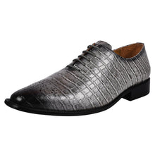 Load image into Gallery viewer, Walter Small Croco Leather Lace up Oxford Dress shoes
