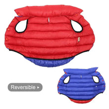 Load image into Gallery viewer, Warm Winter Dog Clothes Vest Reversible Dogs Jacket Coat 3 Layer Thick Pet Clothing Waterproof Outfit for Small Large Dogs
