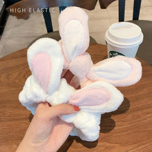 Load image into Gallery viewer, Wash Face Women Girls Hairbands Soft Warm Coral Fleece Bow Animal Ears Headbands Headwear Hair Bands Turban Gorgeous Hair Accessories For Women
