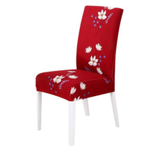 Load image into Gallery viewer, Washable Anti-dust Seat Slipcover Chair Cover Stretch Spandex Chair Covers Elastic Multifunctional Dining Furniture Seat Cover Home Decor For Dining Room  Washable Spandex Kitchen Chair Covers for Dining Room Christmas Decoration
