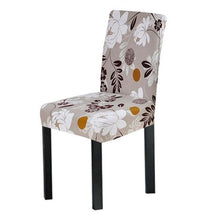 Load image into Gallery viewer, Washable Anti-dust Seat Slipcover Chair Cover Stretch Spandex Chair Covers Elastic Multifunctional Dining Furniture Seat Cover Home Decor For Dining Room  Washable Spandex Kitchen Chair Covers for Dining Room Christmas Decoration
