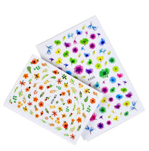 Load image into Gallery viewer, Water Decal Nail Art Decorations Nail Sticker Tattoo Full Cover Beauty Decals Manicure Supplies Accessories  Women Kids Girls Manicure Decoration Nail Art Supplies 3D Self-Adhesive Nail Decals Designer Nail Stickers for Acrylic Nails
