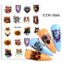 Load image into Gallery viewer, Water Decal Nail Art Decorations Nail Sticker Tattoo Full Cover Beauty Decals Manicure Supplies Accessories  Women Kids Girls Manicure Decoration Nail Art Supplies 3D Self-Adhesive Nail Decals Designer Nail Stickers for Acrylic Nails
