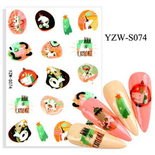 Load image into Gallery viewer, Water Decal Nail Art Decorations Nail Sticker Tattoo Full Cover Beauty Decals Manicure Supplies Accessories  Women Kids Girls Manicure Decoration Nail Art Supplies 3D Self-Adhesive Nail Decals Designer Nail Stickers for Acrylic Nails
