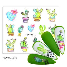 Load image into Gallery viewer, Water Decal Nail Art Decorations Nail Sticker Tattoo Full Cover Beauty Decals Manicure Supplies Accessories  Women Kids Girls Manicure Decoration Nail Art Supplies 3D Self-Adhesive Nail Decals Designer Nail Stickers for Acrylic Nails

