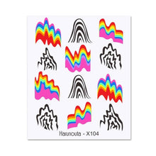 Load image into Gallery viewer, Water Nail Stickers Women Face Sketch Abstract Butterfly Image Sexy Girl Nail Art Decor Sliders Manicures For Nails Decoration Decal Self-Adhesive 3D Wave Design Decoration for Women Girls Tape Nail Art Stickers Decal Decoration
