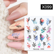 Load image into Gallery viewer, Water Nail Stickers Women Face Sketch Abstract Butterfly Image Sexy Girl Nail Art Decor Sliders Manicures For Nails Decoration Decal Self-Adhesive 3D Wave Design Decoration for Women Girls Tape Nail Art Stickers Decal Decoration
