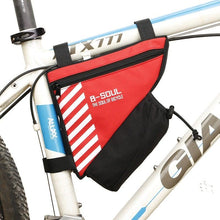 Load image into Gallery viewer, Waterproof Bicycle Bag Bike Triangle Bag For Bicycle Front Frame Bag Bike Bag Cycling Top Tube Bag Bicycle Bottle Bag Bike Storage Frame Bag Bicycle Front Tube Triangle Water Resistant Cycling Pack Strap On Pouch Bike Accessories Tool Accessible
