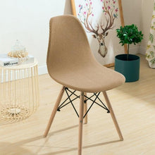 Load image into Gallery viewer, Waterproof Chair Cover for Shell Chair Washable Removable Armless Shell Seat Cover Banquet Home Modern Style for Kitchen Dining Room Chair Slipcovers Dining Chair Covers Parsons Chair Slipcover Stretch Chair Covers For Dining Room
