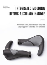 Load image into Gallery viewer, Waterproof Road Bike Horn Handlebar Cover Anti-Slip Handle Bar Grip Bicycle Accessories Mountain Bike Silicone Handlebar Grips Ergonomic Desgin With Bilaterally Locking Ring Non-Slip For Standard Bike
