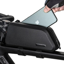 Load image into Gallery viewer, Waterproof Top Tube Bicycle Bag Hard Shell Bike Bag Stable Cycling Frame Bag Bike Accessories For Road Bike Bag Bike Top Tube Bag Bike Frame Bag Waterproof Stable Bicycle Frame Bag Bicycle Bag Professional Cycling Accessories
