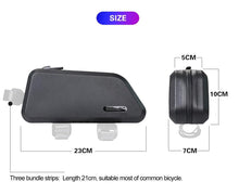 Load image into Gallery viewer, Waterproof Top Tube Bicycle Bag Hard Shell Bike Bag Stable Cycling Frame Bag Bike Accessories For Road Bike Bag Bike Top Tube Bag Bike Frame Bag Waterproof Stable Bicycle Frame Bag Bicycle Bag Professional Cycling Accessories
