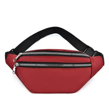 Load image into Gallery viewer, Waterproof Travel Unisex Fanny Pack Simple Design Waist Bags Fashion Bum Bag Trendy  Cross Body Chest Bags
